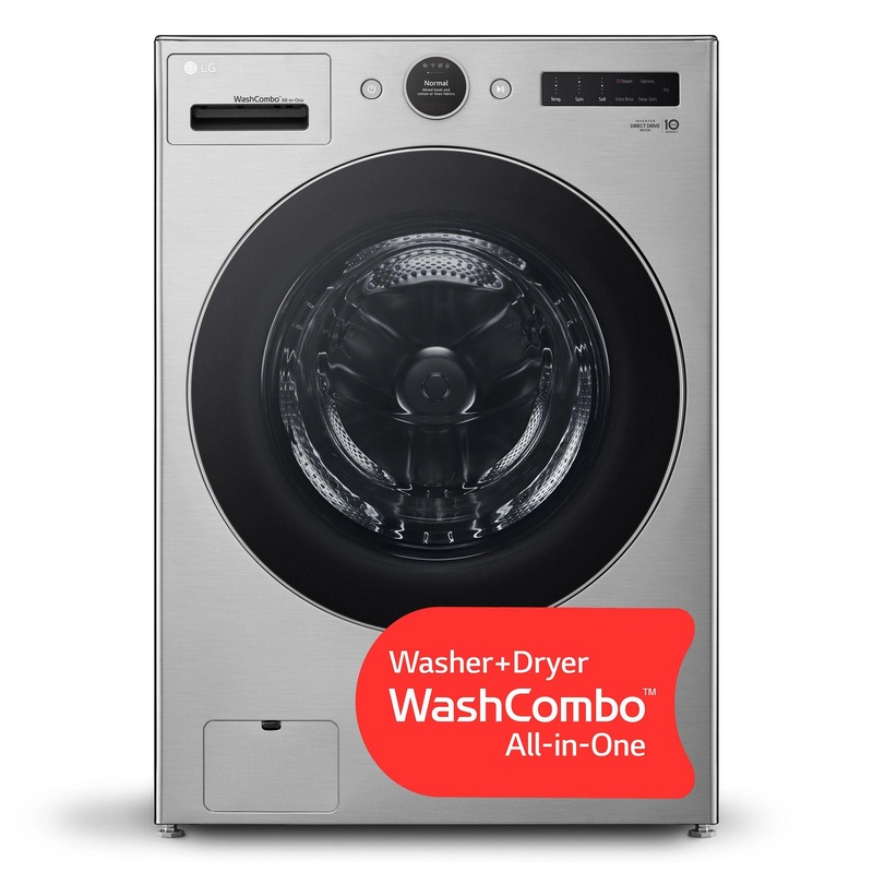 Lg WM6998HVA Ventless Washer/Dryer Combo Lg Washcombo All-In-One 5.0 Cu. Ft. Mega Capacity With Inverter Heatpump Technology And Direct Drive Motor