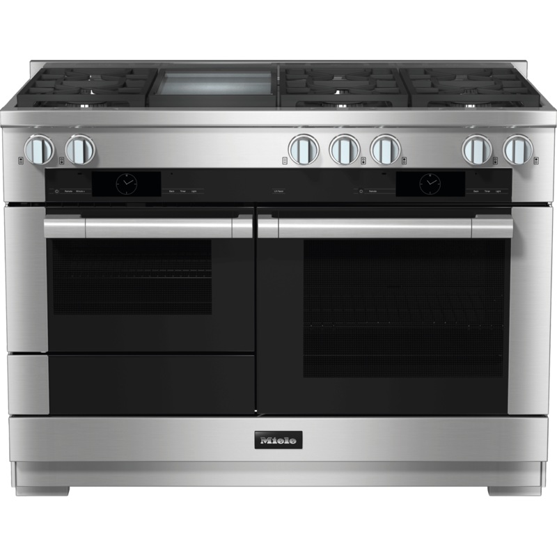 Miele HR19563LPDFGD Hr 1956-3 Lp Df Gd – 48 Inch Range – The Dual Fuel All-Rounder With M Touch For The Highest Demands.