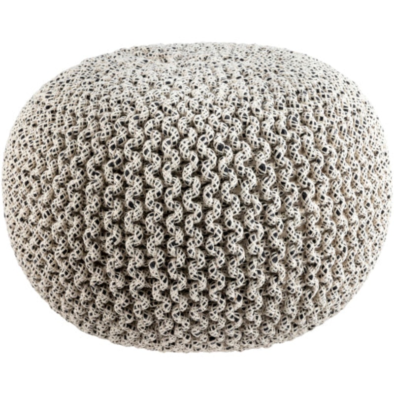 Rustic Footrest Pouf