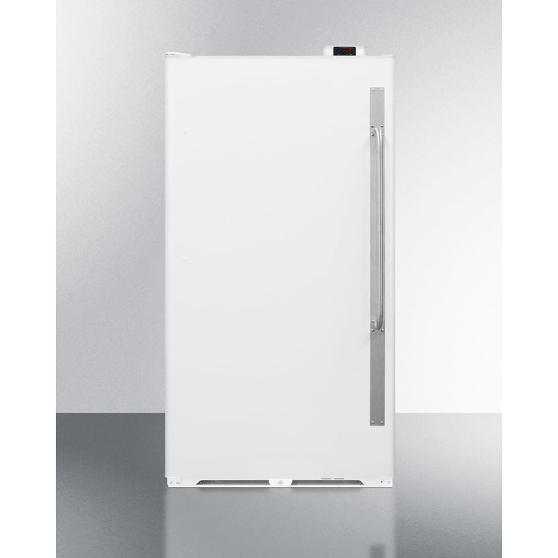 Summit SCUF18NCLHD Commercially Approved Large Capacity Upright All-Freezer With Frost-Free Operation, Digital Thermostat, Lock, And Left Hand Door Swing