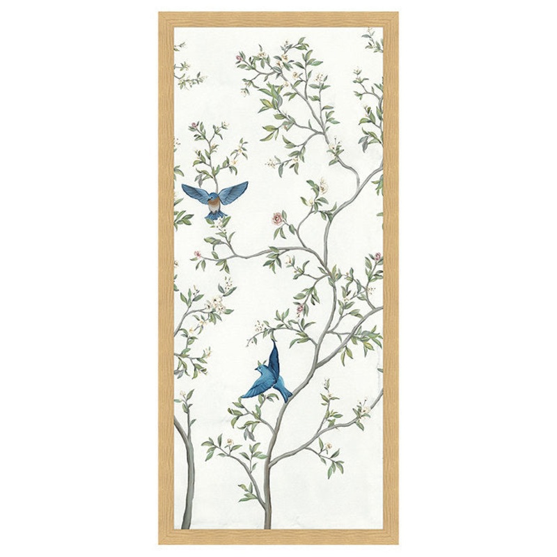 Sweet Chinoiserie Art Print I With Frame-60″x26″