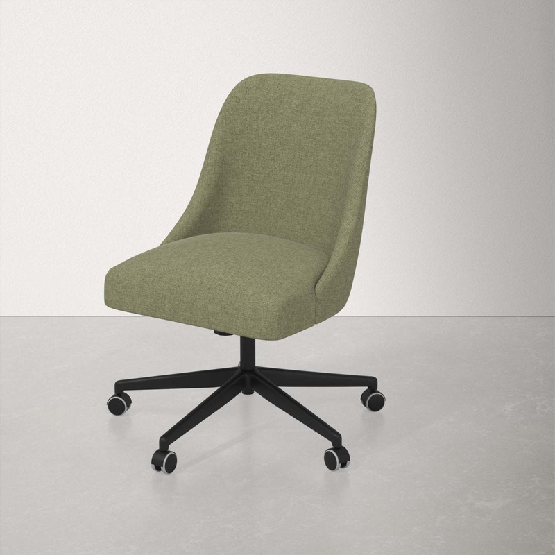 Acosta Task Chair AllModern Upholstery Color: Zuma Laurel Textured Linen