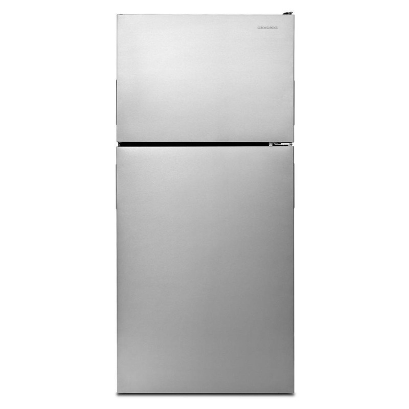 Amana ART308FFDM 30-inch Wide Top-Freezer Refrigerator with Garden Fresh Crisper Bins – 18 cu. ft.