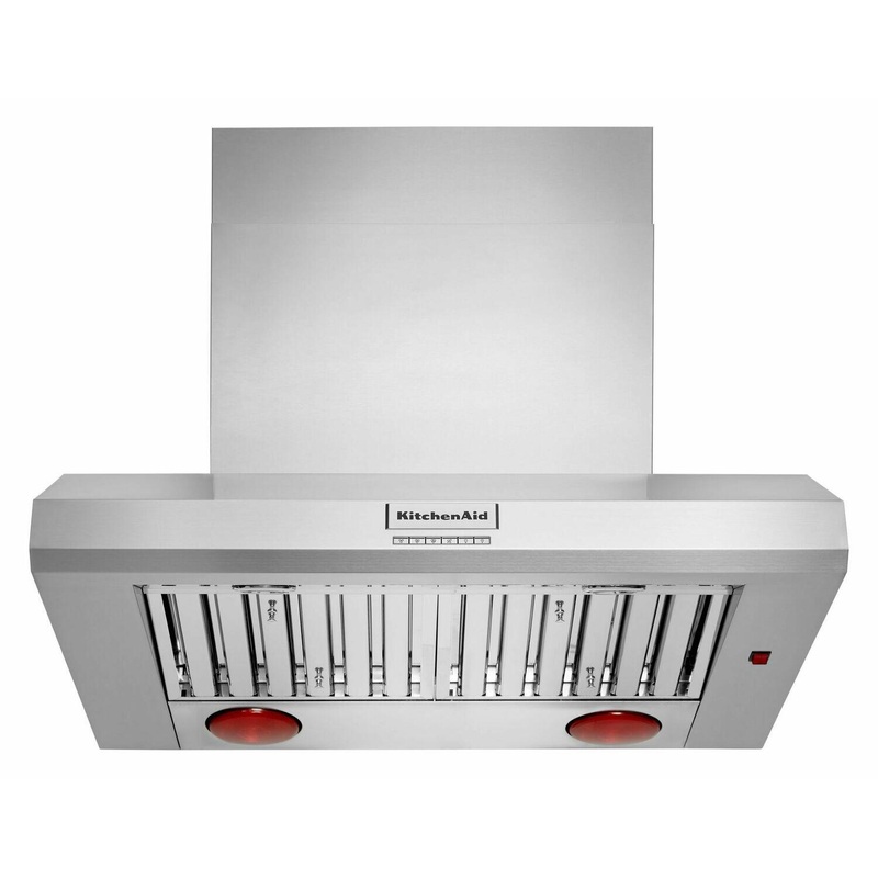 Kitchenaid KVWC956KSS 36″ 585 Or 1170 Cfm Motor Class Commercial-Style Wall-Mount Canopy Range Hood – Stainless Steel