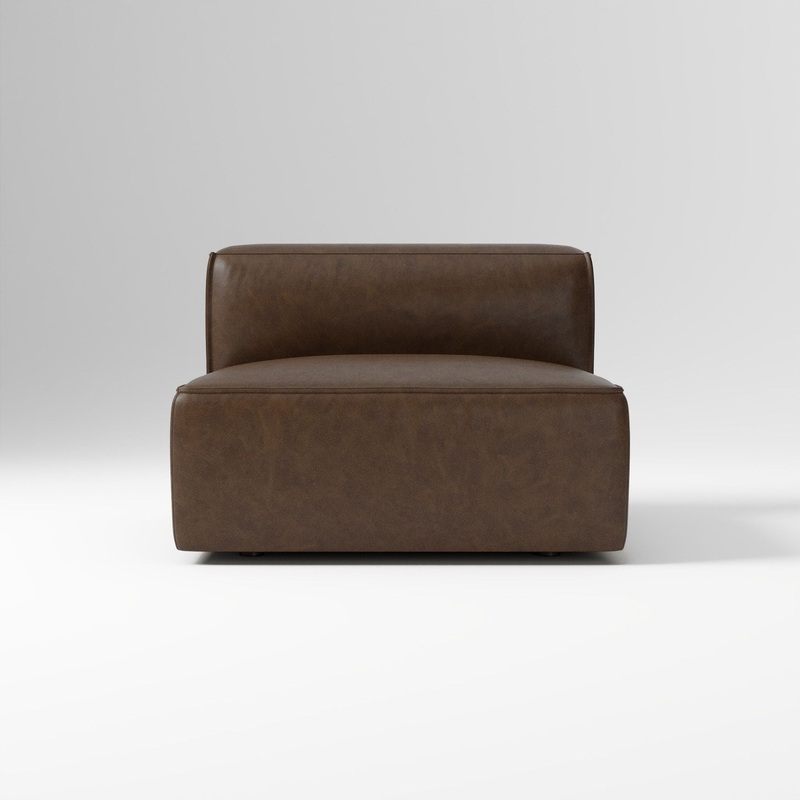 Remi Modular Leather Armless single Sectional