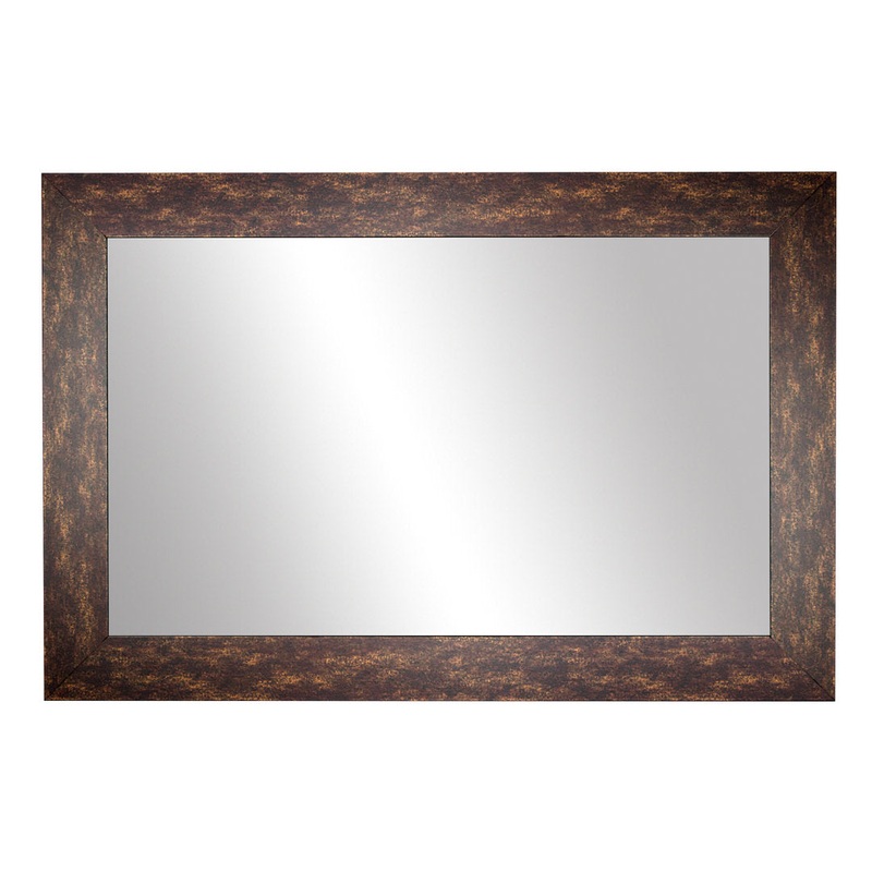 Shmuel Wood Framed with Safety Backing Ideal for Bathroom / Vanity Mirror Wade Logan Size: 28″ x 54″ Finish: Venetian Bronze