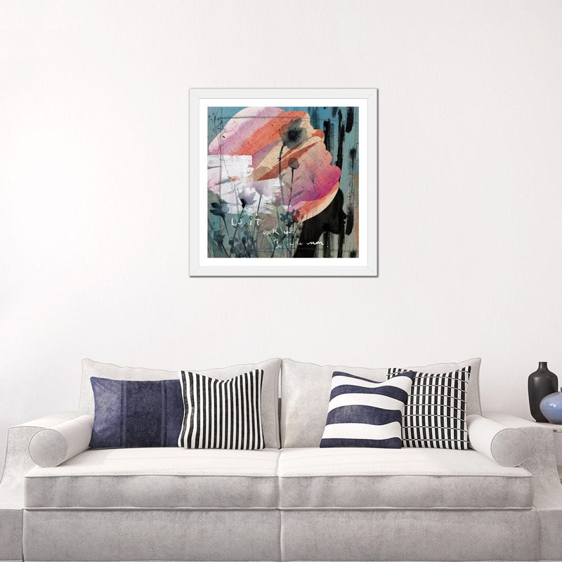 Turban by Nikki Chu – Painting Print East Urban Home Mat Color: White Size: 24″ H x 24″ W x 1″ D Format: White Framed Paper