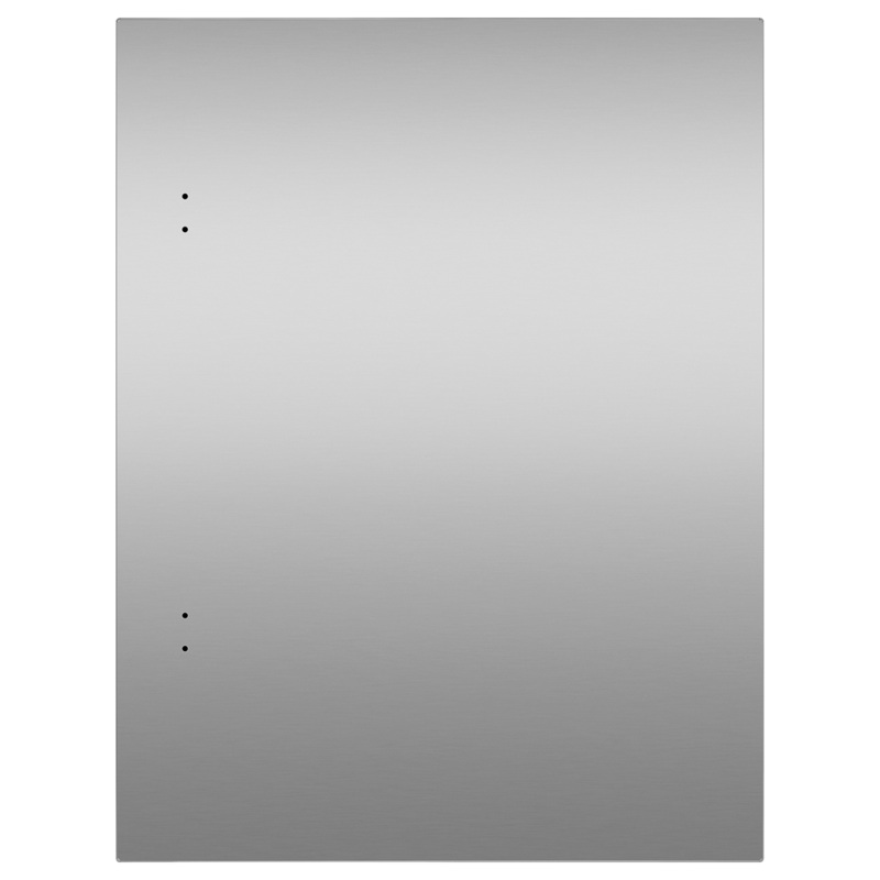 Fisher & Paykel RD2435R Solid Stainless Right-Hinge Door Panel For Integrated Undercounter Wine & Beverage, 60Cm