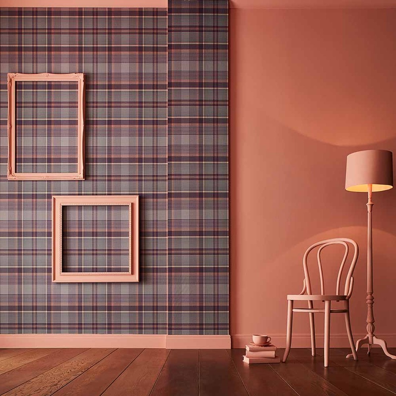 Heritage Plaid Wallpaper