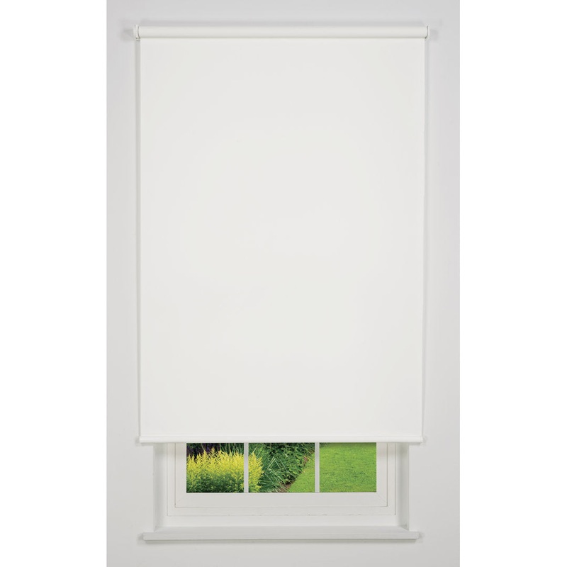 Linen Avenue Cordless Sierra Light Filtering Roller Shade (Arrives 1/4″ Narrower) Linen Avenue Blind Size: 30″W x 78″L Finish: White