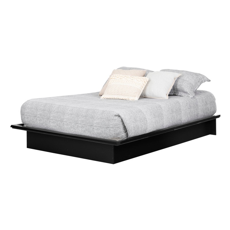 Step One Platform Bed South Shore Color: Black Size: King