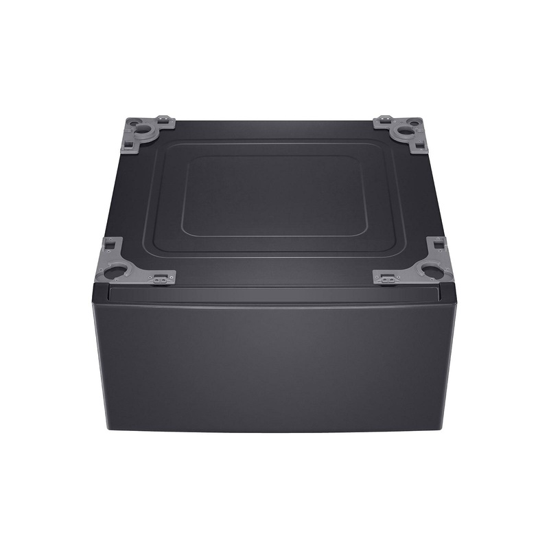 Lg WDP6M Lg Laundry Pedestal Storage Drawer For 27” Front Load Washers And Dryers With Basket – Middle Black