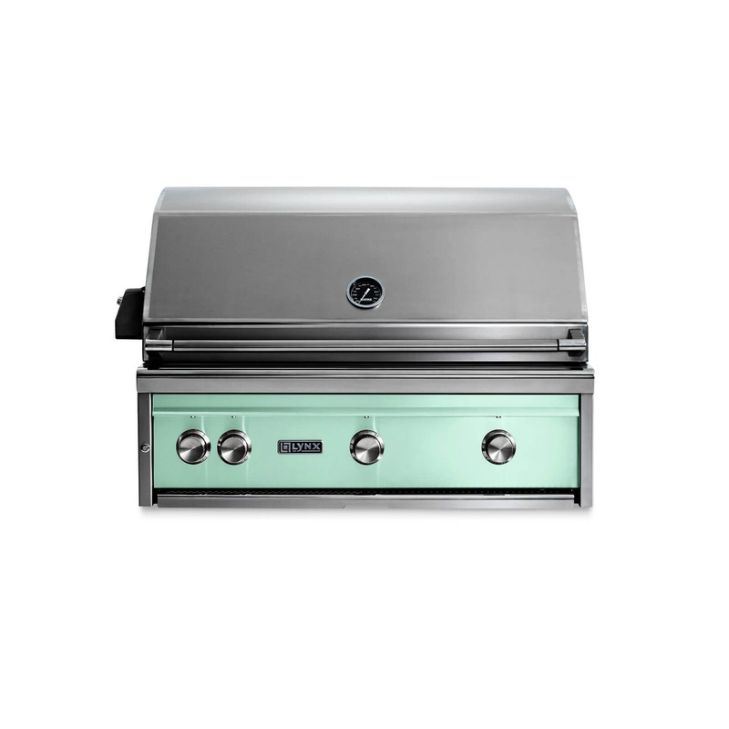 Lynx L36ATRSUNG 36″ Built-In Grill – All Trident W/ Rotisserie – Surf