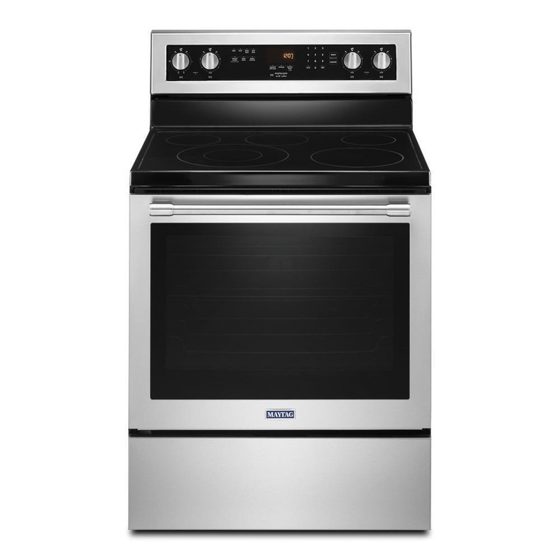 Maytag 30-Inch Wide Electric Range With True Convection And Power Preheat – 6.4 Cu. Ft.