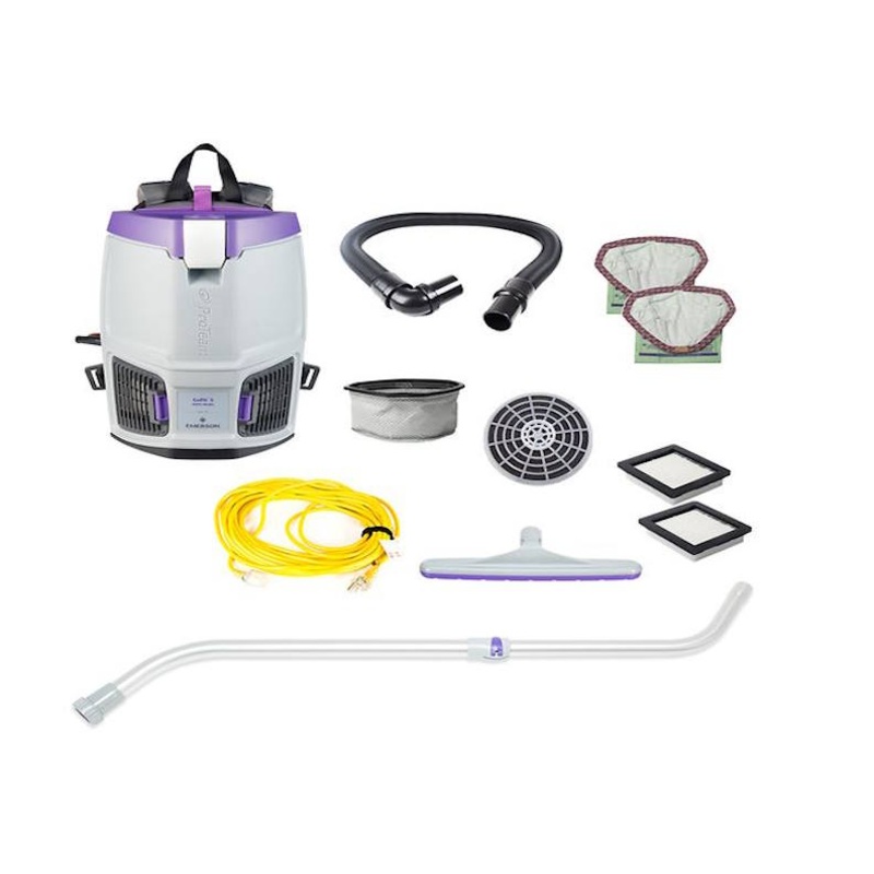 Proteam GoFit 3 PH 3 Quart Backpack Vacuum with Telescopic Wand Kit