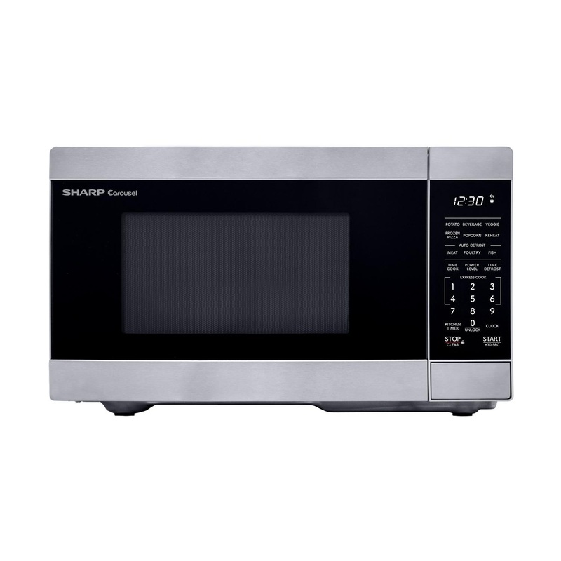 Sharp SMC0962KS Sharp 0.9 Cu. Ft. 900W Stainless Steel Countertop Microwave Oven