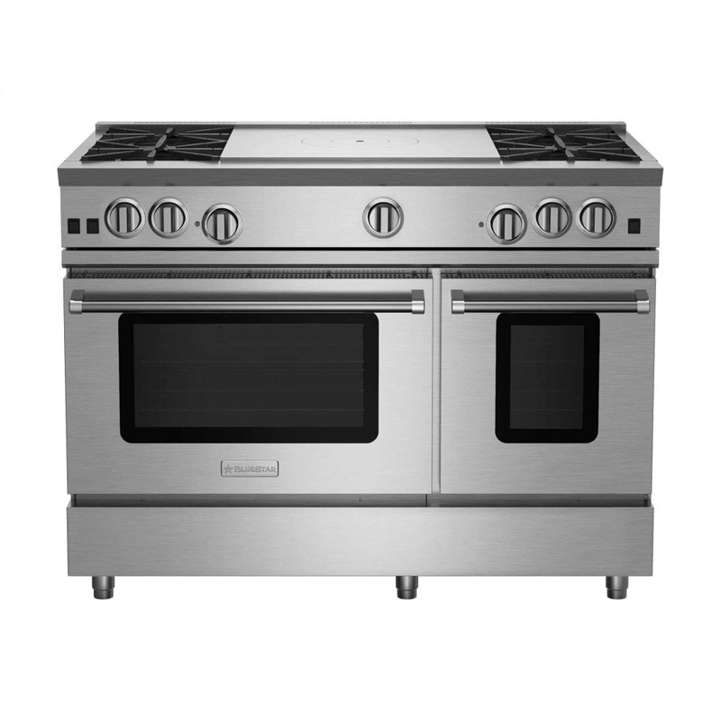 Bluestar RNB484FTBV2 48″ Rnb Series Range With 24″ French Top