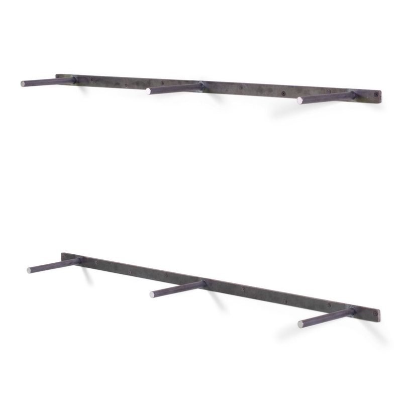 Bridgecliff 2 Piece Poplar Solid Wood Floating Shelf (Set of 2) Rosalind Wheeler Size: 1.38″ H x 36″ W x 10″ D Finish: Natural