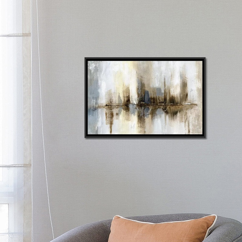 Harbor Lights’ Print on Canvas East Urban Home Mat Color: No Mat Size: 8″ H x 12″ W x 0.75″ D Format: Wrapped Canvas
