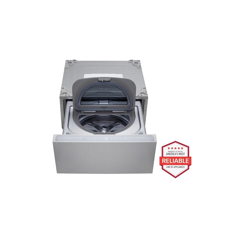 Lg WD405CS Lg Signature 1.0 Cu. Ft. 29″ Sidekick Pedestal Washer, Lg Twinwash Compatible