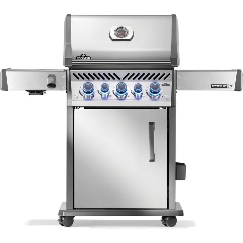 Napoleon Bbq RPS425RSIBNSS2 Rogue Pro-S 425 Rsib With Infrared Side And Rear Burner , Natural Gas, Stainless Steel