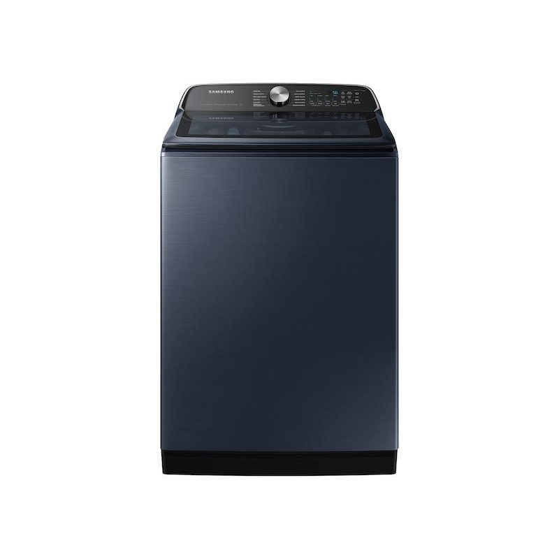 Samsung WA54CG7150AD 5.4 Cu. Ft. Smart Top Load Washer With Pet Care Solution And Super Speed Wash In Brushed Navy
