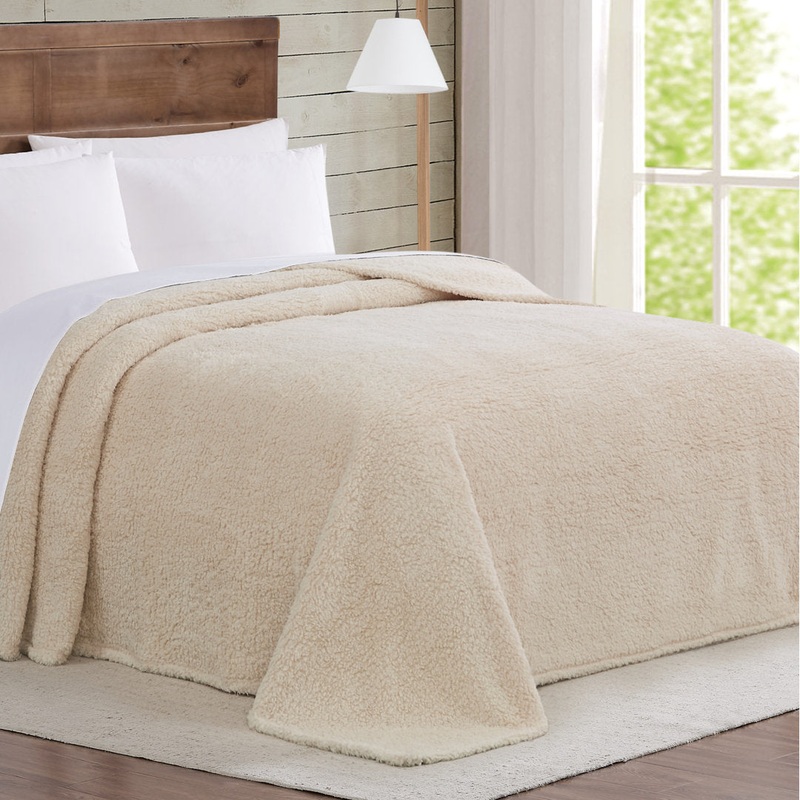 Blanket Brooklyn Loom Color: Ivory Size: Twin XL