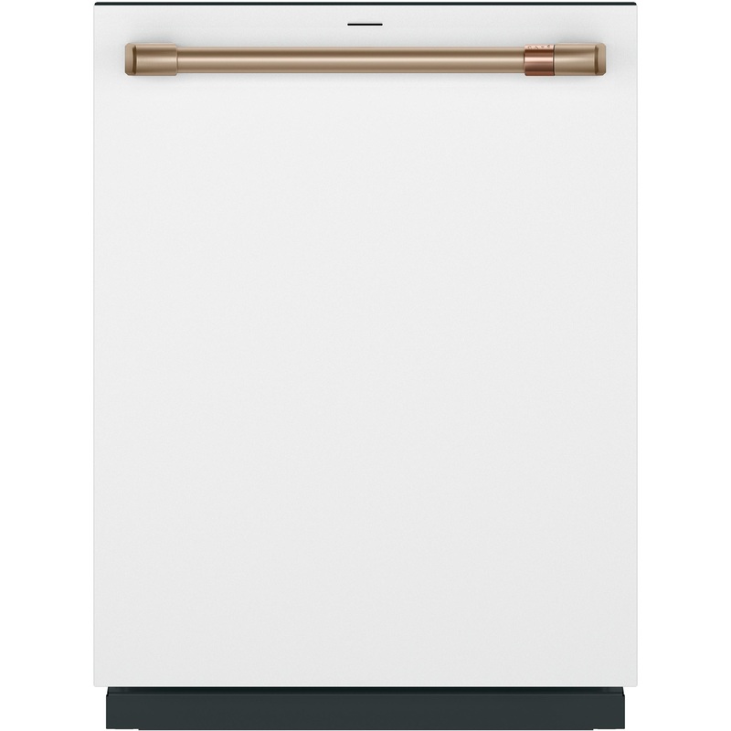 Cafe CDT888P4VW2 Caf Customfit Energy Star Stainless Interior Smart Dishwasher With Ultra Wash Top Rack And Dual Convection Ultra Dry, Led Lights, 39 Dba