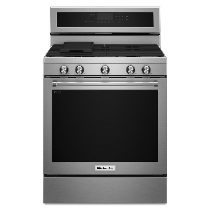 Kitchenaid KFGG500ESS 30-Inch 5-Burner Gas Convection Range