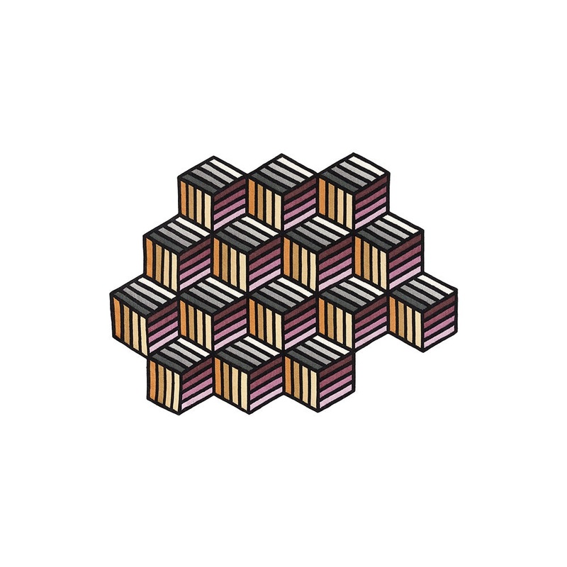 Parquet Hexagon Rug