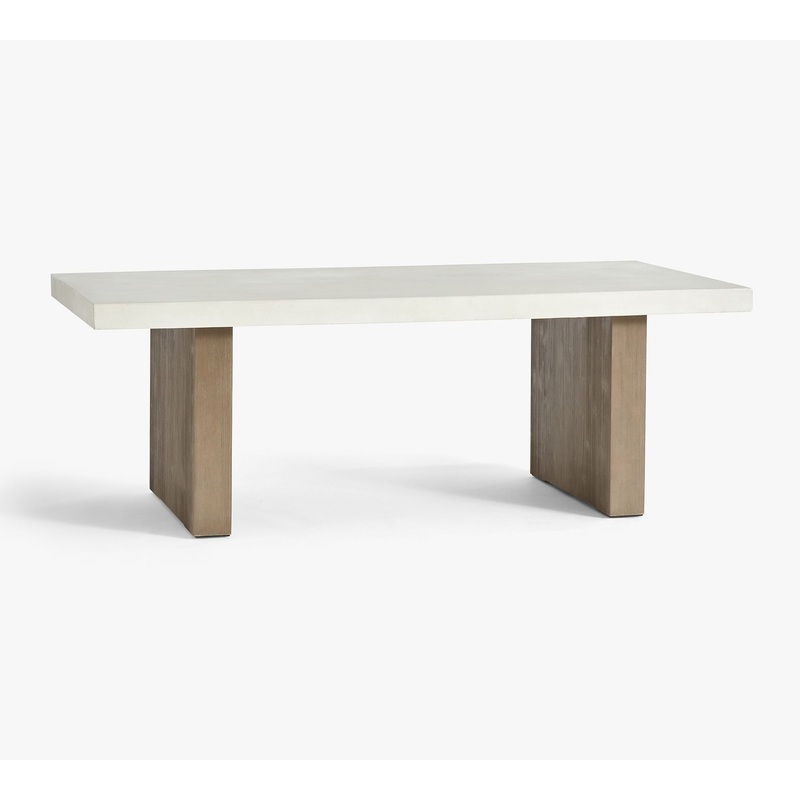 Pomona Concrete & Rectangular Outdoor Dining Table