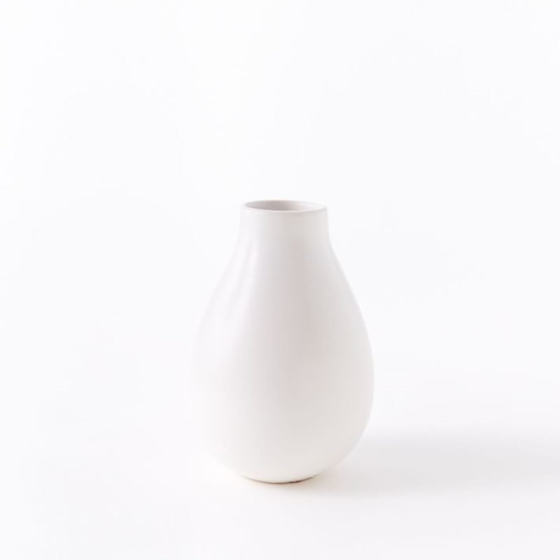 Pure White Ceramic Vase