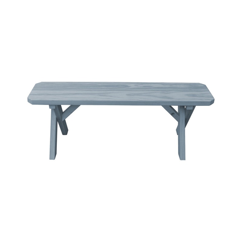 Sempronius Wood Picnic Bench Loon Peak Color: Gray Stain