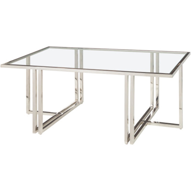 Stylish Canberra CNB-001 17″H x 44″W x 21″D Coffee Table