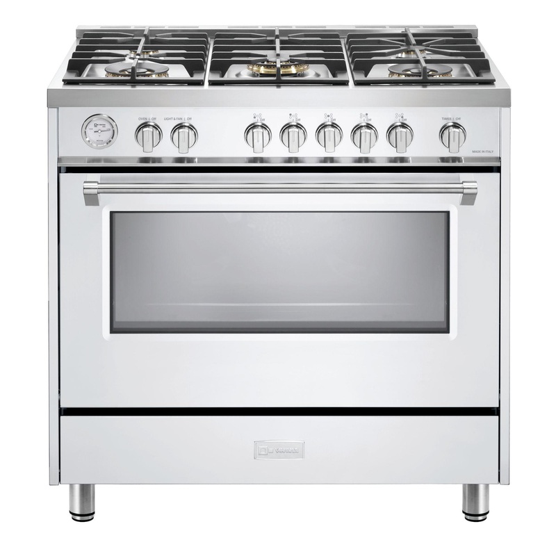 Verona VDFSGG365W Designer 36″ Gas Single Oven Range – White