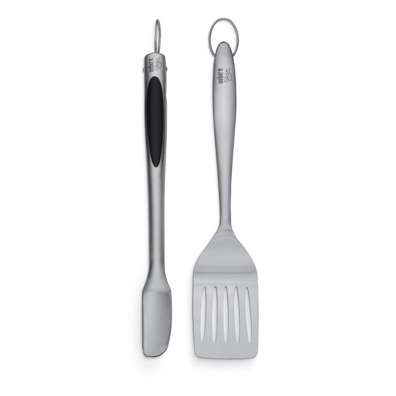 WEBER STYLE – Stainless Steel Two-Piece Barbecue Tool Set