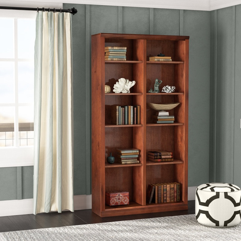 Coastal Double Wide Standard Bookcase Eagle Furniture Manufacturing Size: 48″ H x 45″ W x 13.75″ D Door Type: None, Finish: Interesting Aqua