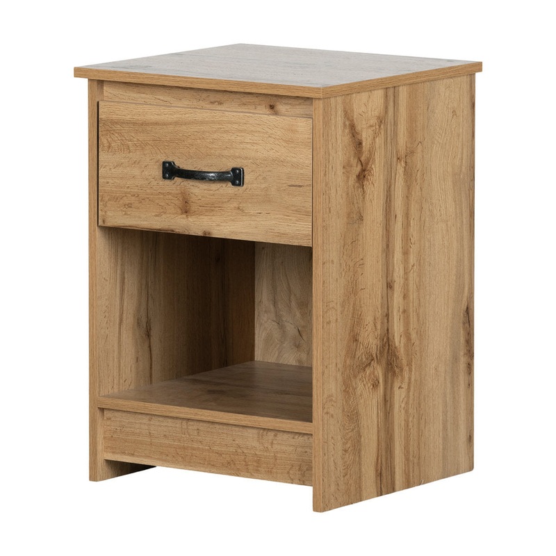 Tassio 1 Drawer Nightstand South Shore Color: Nordik Oak