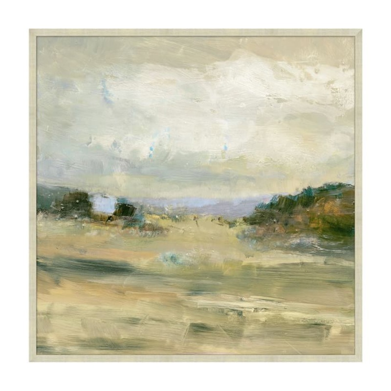 View of the Valley Framed Canvas