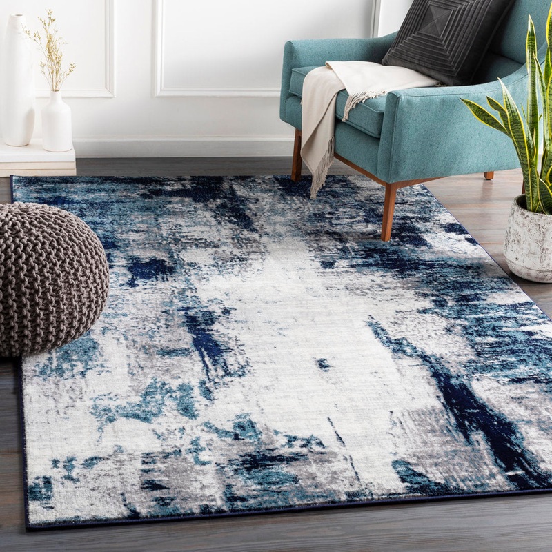 Bouldin Creek Abstract Area Rug Trent Austin Design Rug Size: Rectangle 5’3″ x 7’3″