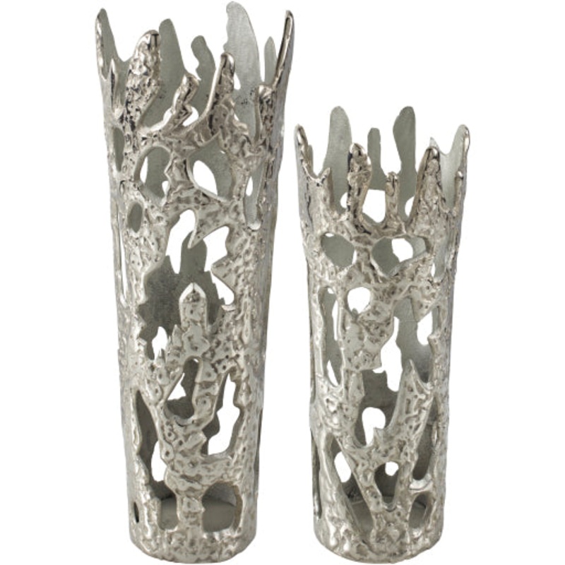 Elegant Horizons 20x8x8 Aluminum Vase