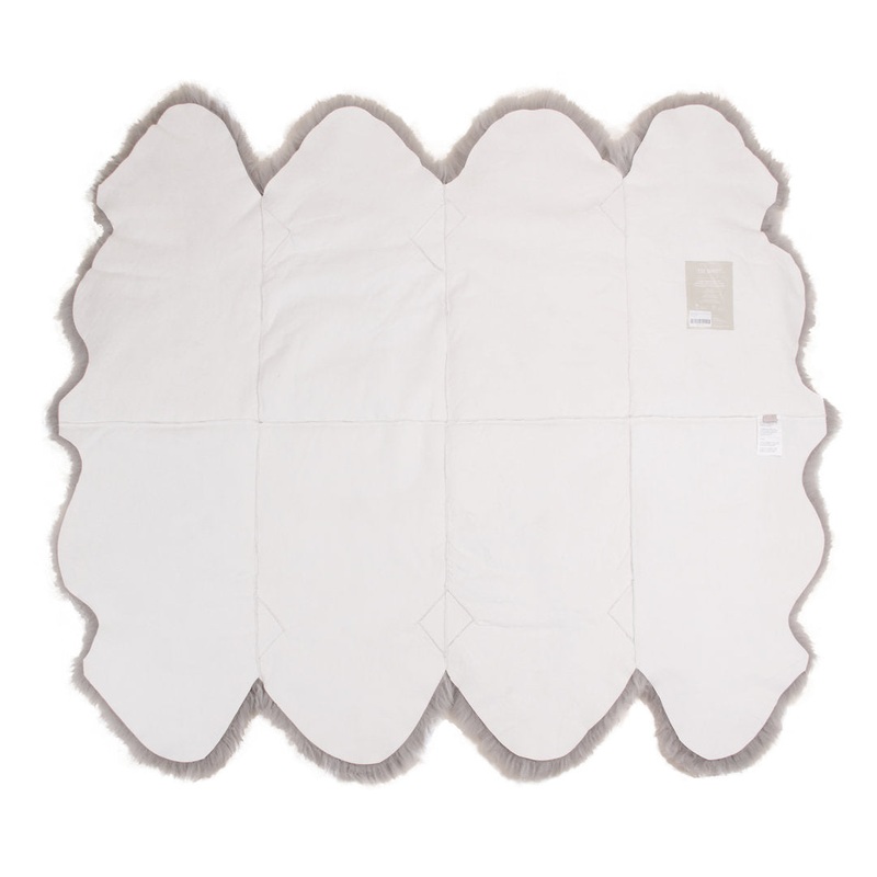 Kowal Sheepskin Area Rug in Chateau Gray Joss & Main Rug Size: Novelty 5’6″ x 7′