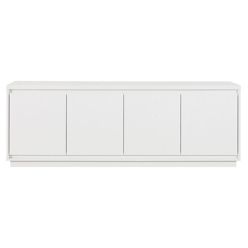 Presque TV Stand for TVs up to 78″ Wade Logan Color: White