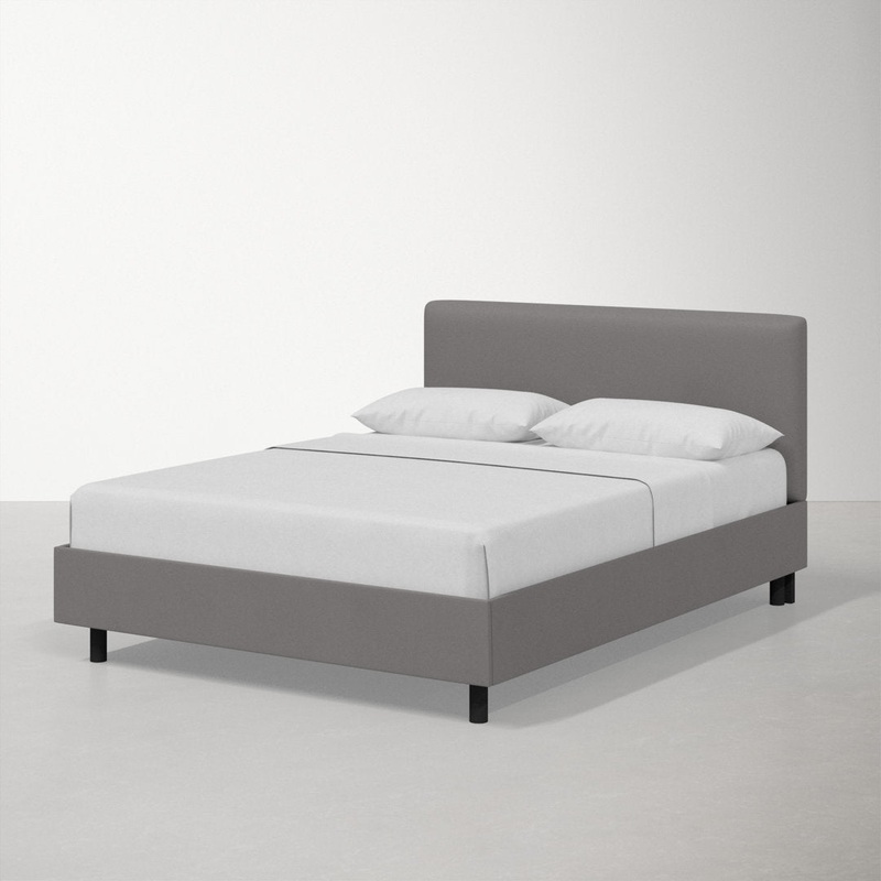 Pyburn Upholstered Low Profile Platform Bed Mercury Row Color: Milsap Canvas Size: Full