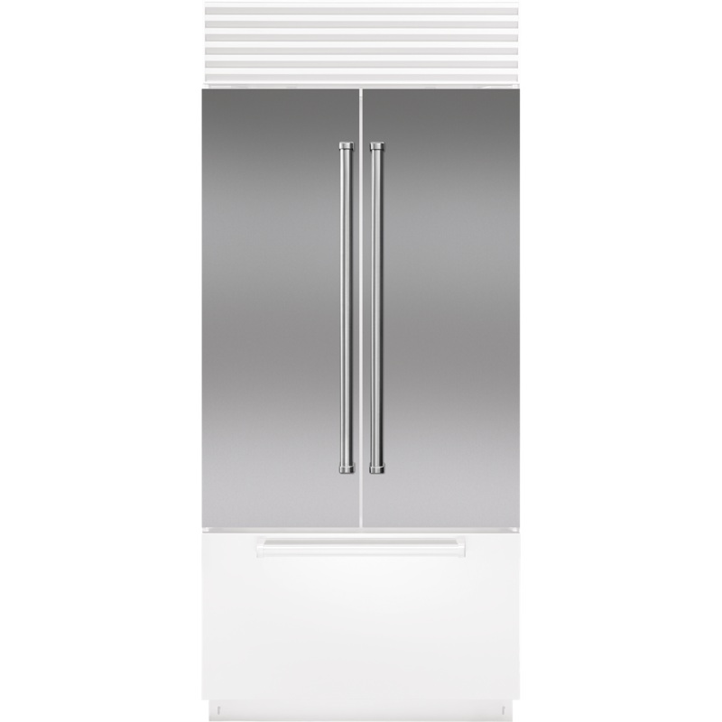 Sub-Zero 9038363 Stainless Steel Flush Inset Door Panel With Pro Handle