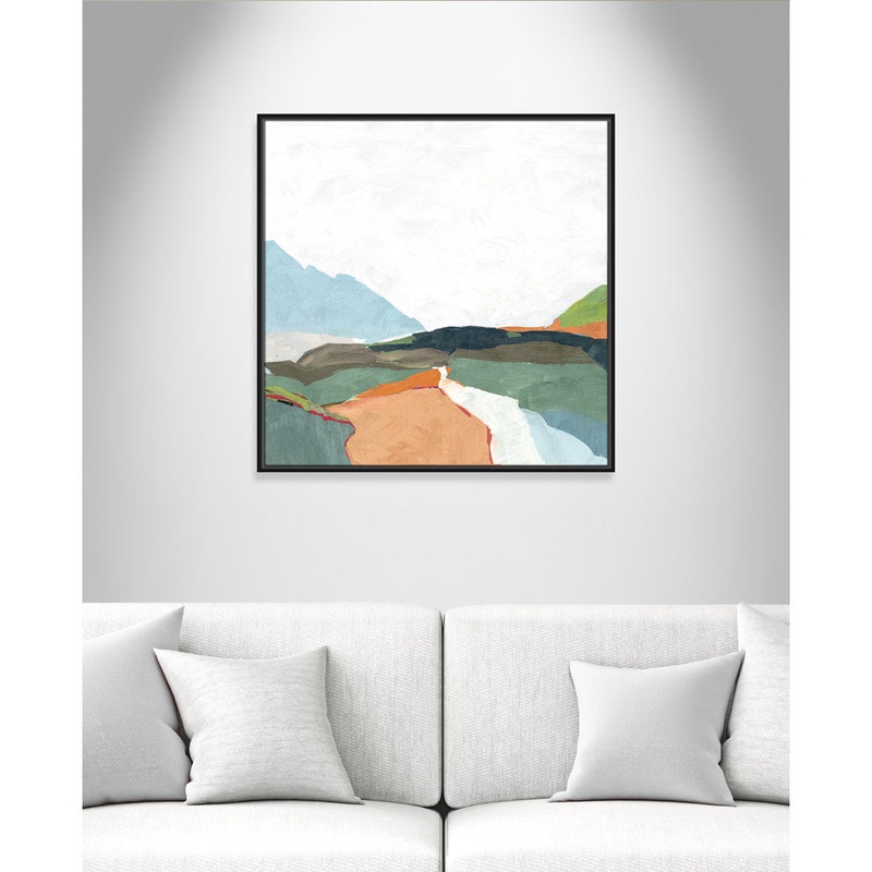 April Morning – Floater Frame Painting on Canvas Joss & Main Size: 31.5″ H x 31.5″ W x 2″ D Format: Black