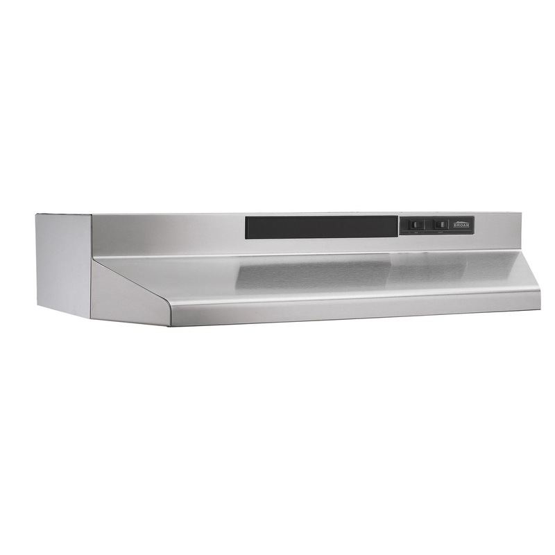 Broan F402404 Broan 24-Inch Convertible Under-Cabinet Range Hood, 160 Cfm, Stainless Steel