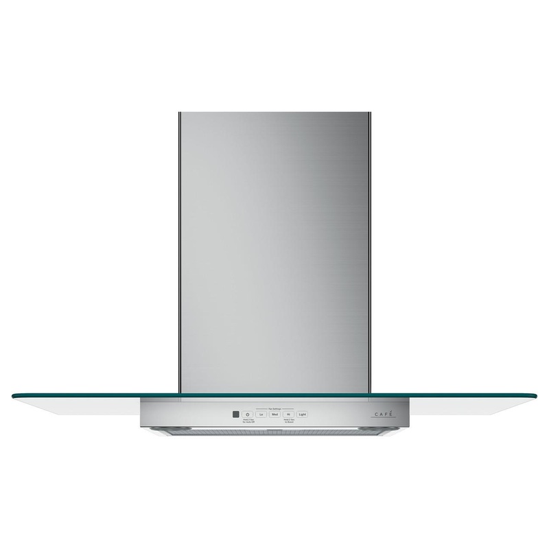 Cafe CVW73012MSS CAF(EBACK) 30″ Wall-Mount Glass Canopy Chimney Hood