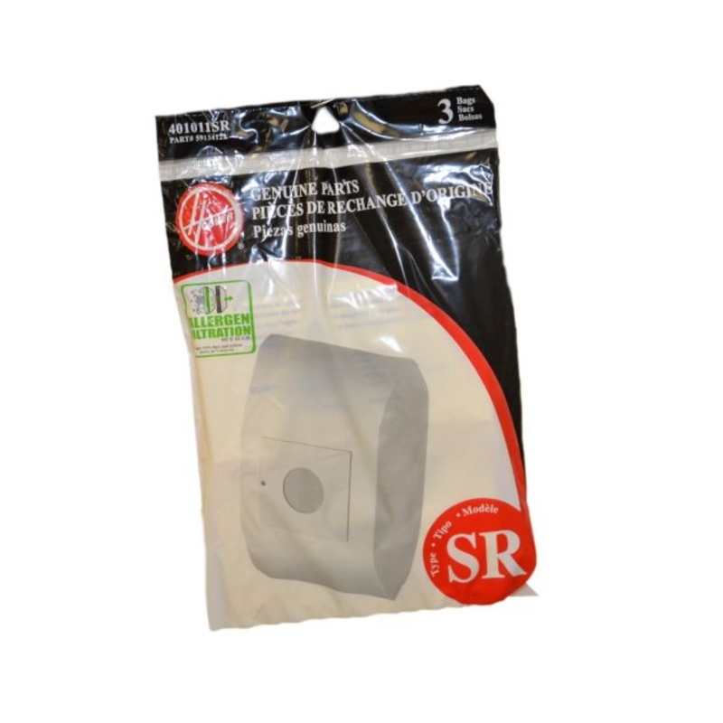 Hoover 401010SR 3 Pack of Type SR Paper Bags