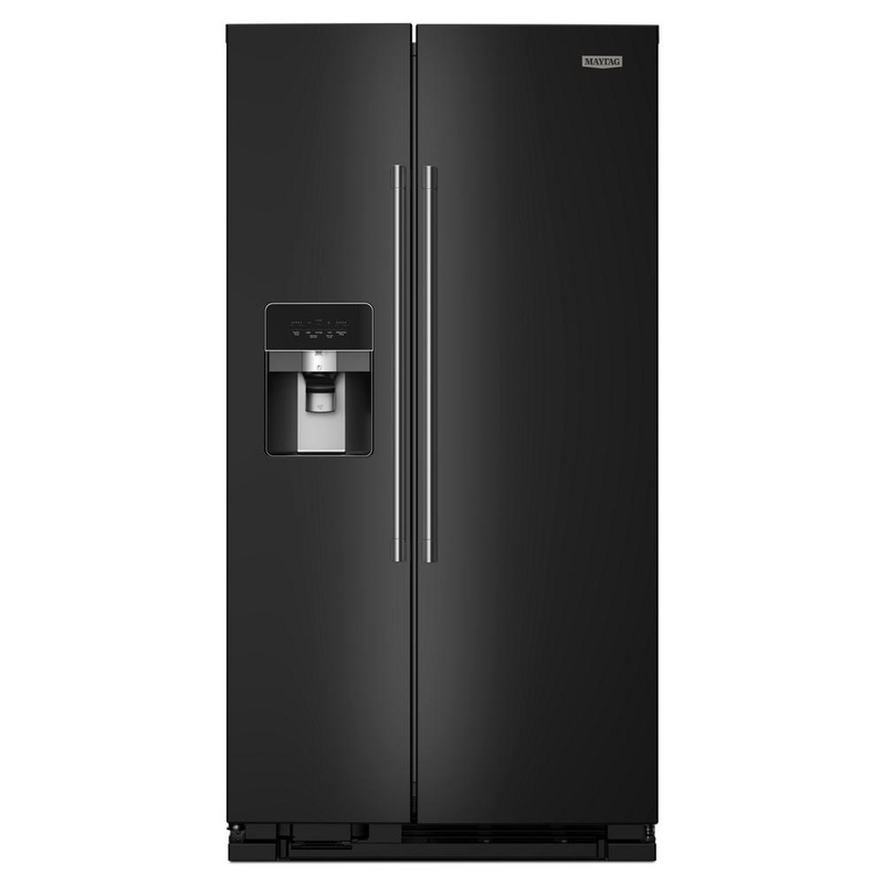 Maytag MRSF4036PB 36-Inch Wide Side-By-Side Refrigerator – 25 Cu. Ft.